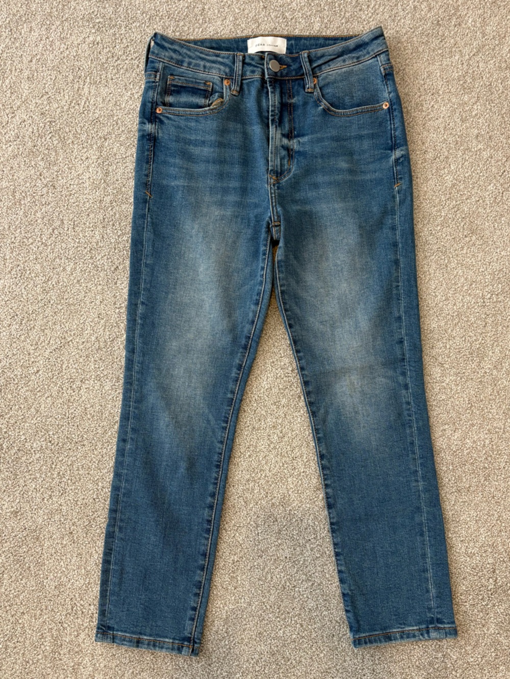 Dear John Blue Denim Jeans with Contrast Stitching